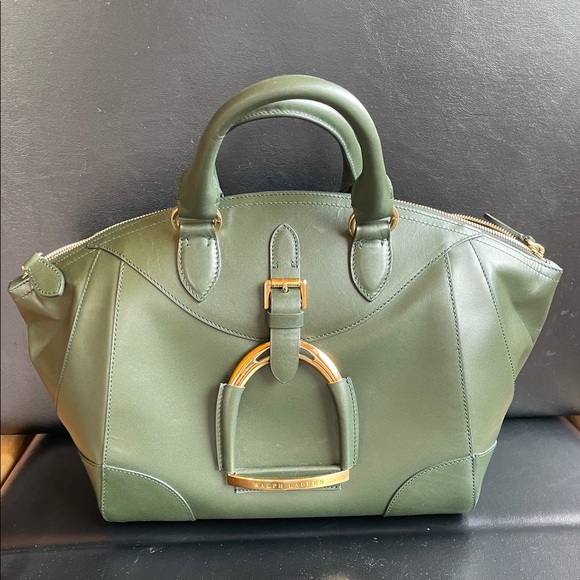 Ralph Lauren Collection Boston Bedford Stirrup satchel bag $3500 - Picture 1 of 11